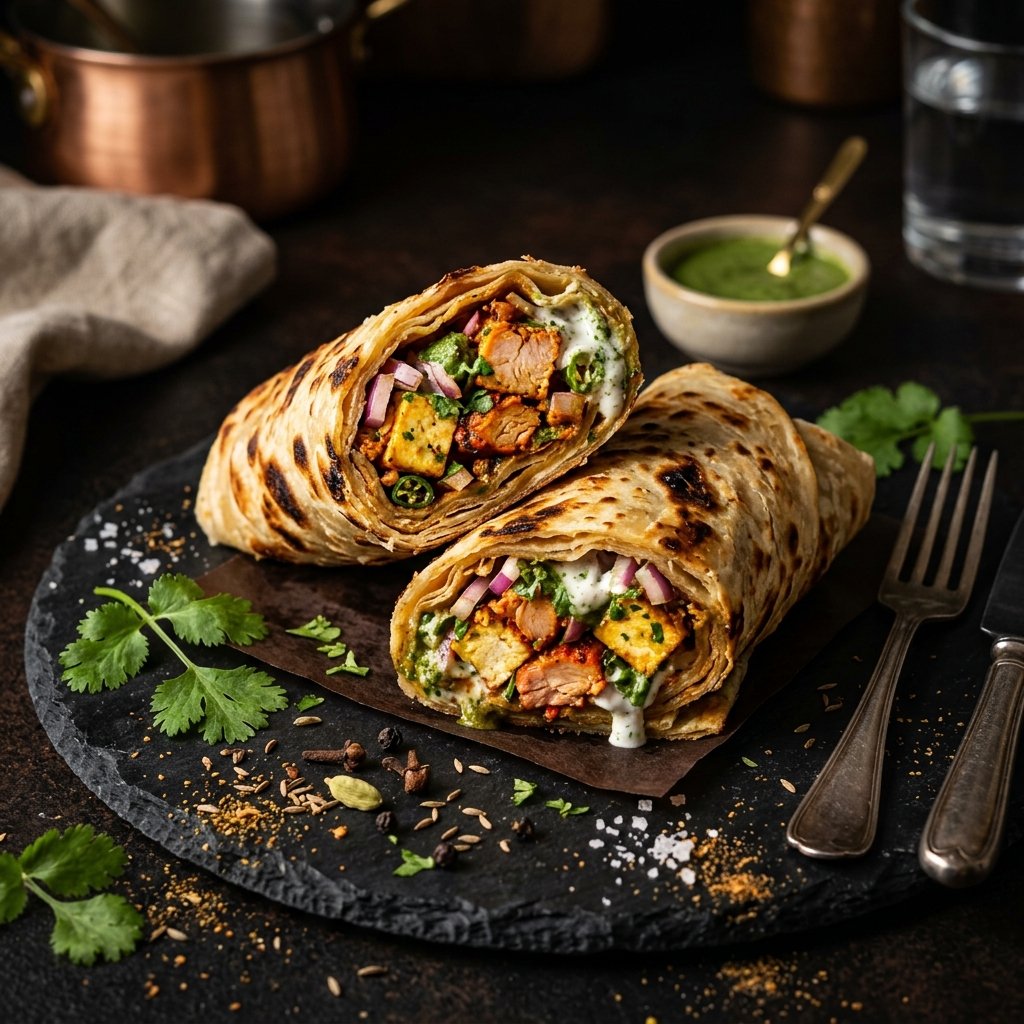 Rolls with Bond Gourmet Kathi Roll